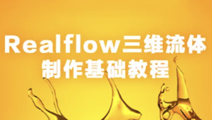 Realflow三维流体制作基础教程 | 完结