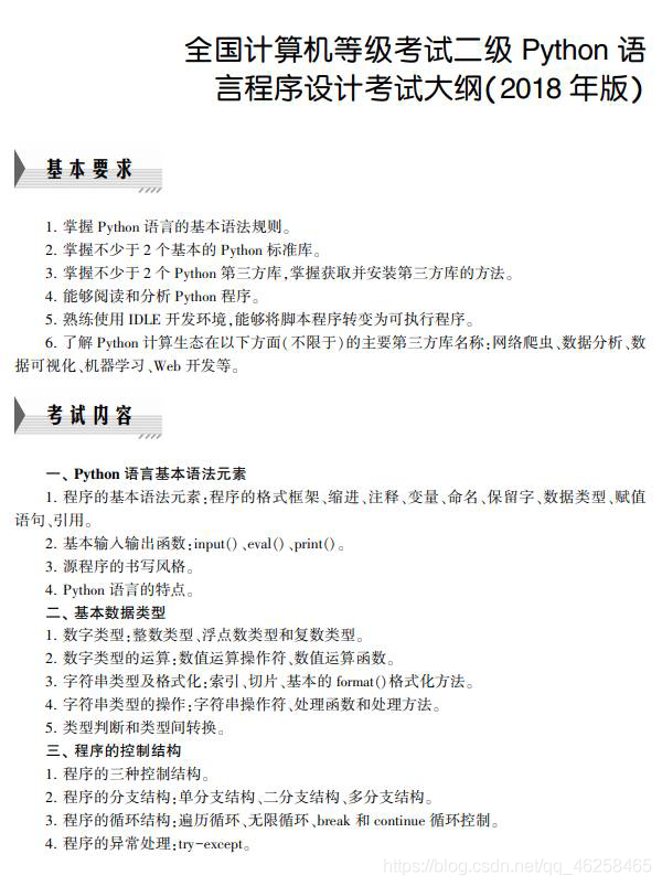 重温Python计算机二级考试知识点！