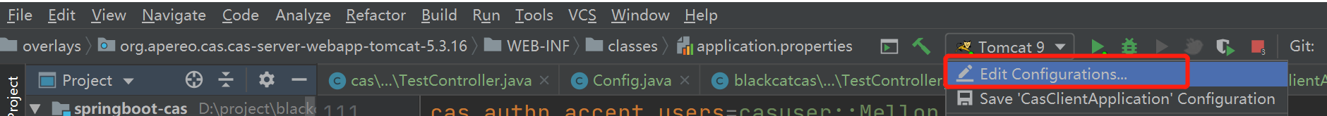 SpringBoot 集成CAS简单学习