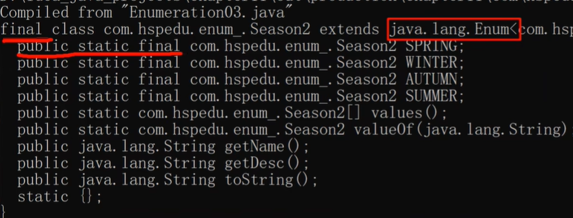 Java学习-第一部分-第二阶段-第二节：枚举和注释