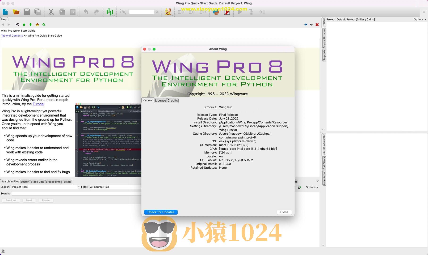 WingPro 8 for Mac(专业Python IDE开发工具)