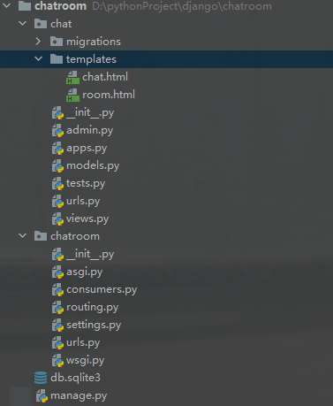 使用django+websocket+redis+channels实现简易聊天室