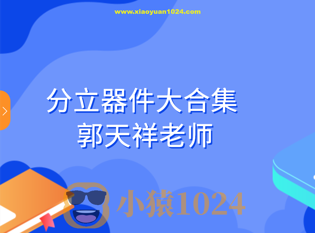 分立器件大合集-郭天祥老师