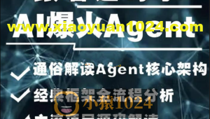 2024AI必会Agent（应用解读和项目实战）唐宇迪