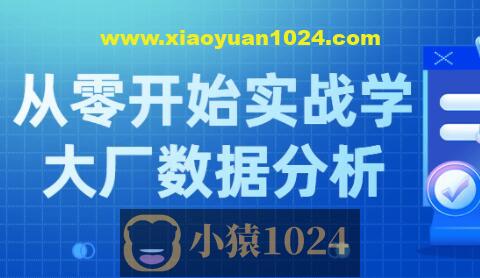 小象学院 互联网大厂数据分析项目实战