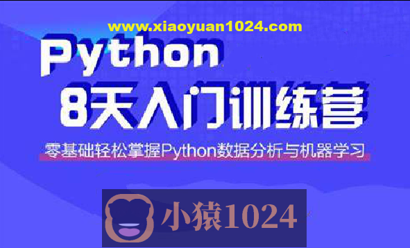 路飞 小白入门 Python八天训练营课程
