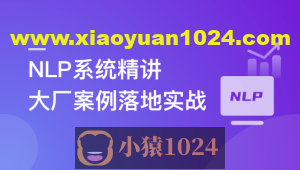 NLP系统精讲与大厂案例落地实战,吃透内容理解体系