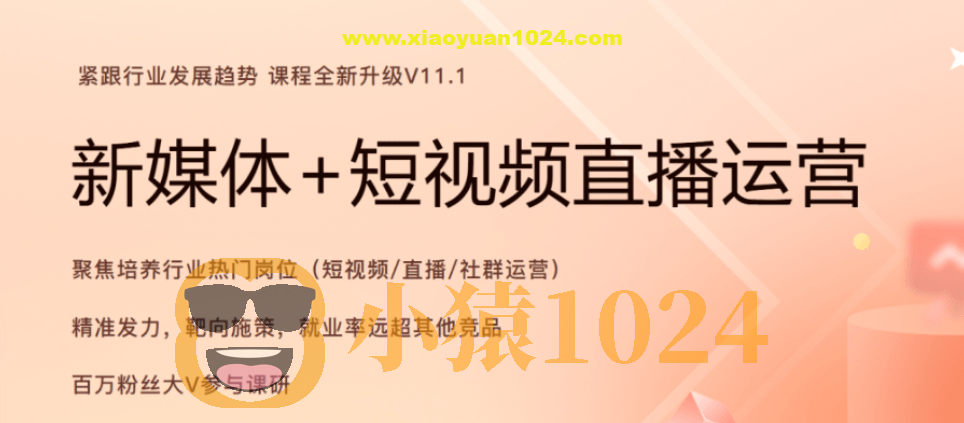 2024年11月版黑马新媒体+短视频直播课程