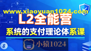支付学院L2全能营，系统的支付理论体系课