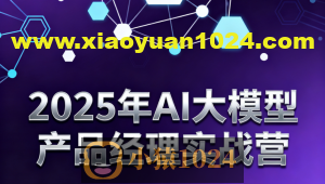 2025年AI大模型产品经理实战营