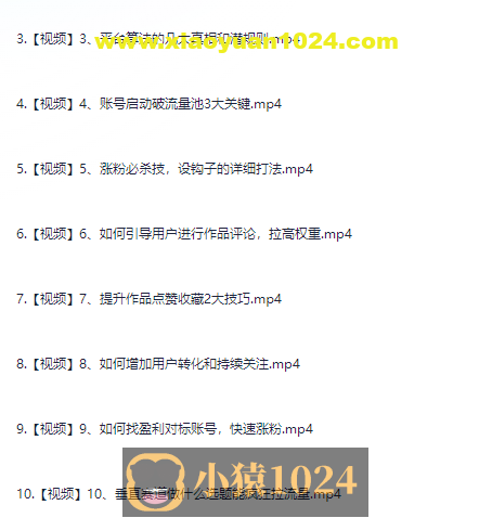 21天精准涨粉变现干货视频课程