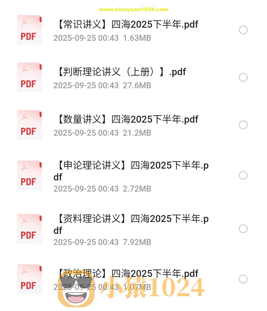 2025年公考笔试系统班，附带习题